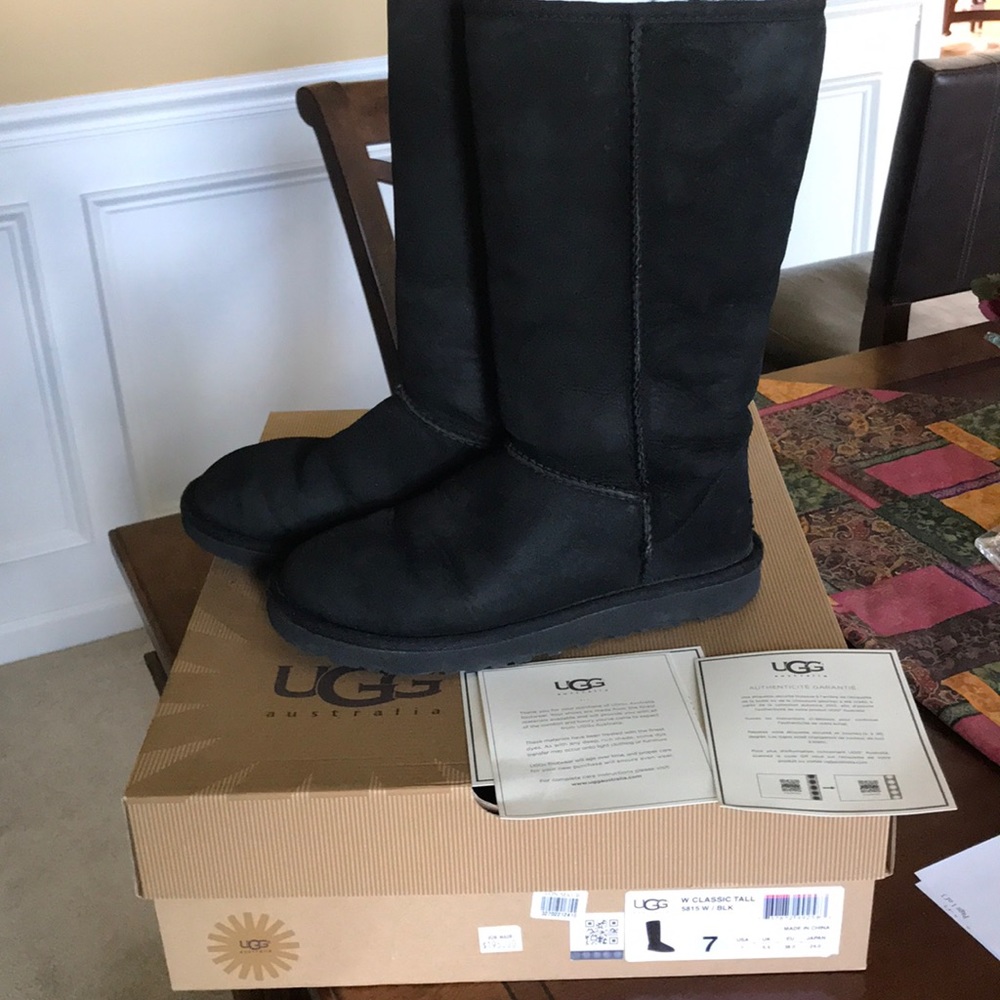 UGG classic Tall Black Boot No. 5815